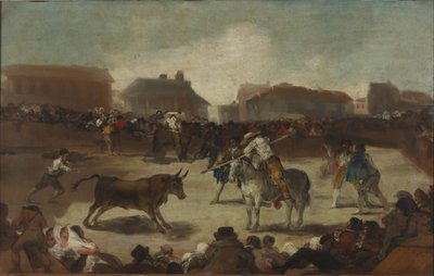 Stierkampf in einem Dorf von Francisco de Goya